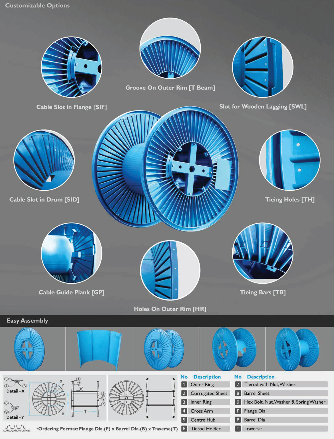 Steel Welding Cable Reels Manufacturer In India, For Industrial